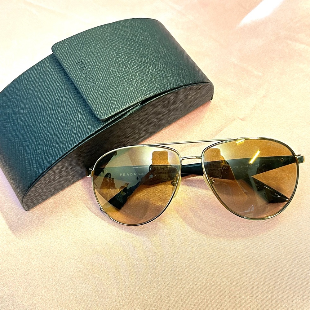 Prada Aviator Sunglasses w/ Case